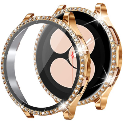 Fr Samsung Galaxy Watch8 6 5 4 40/44mm Case Cover Screen Protector Diamond Women