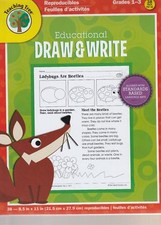 Educational Draw And Write Teaching Tree Grades 1-3
