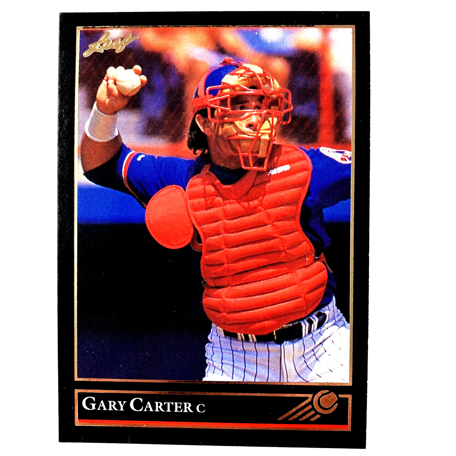 Gary Carter 1992 Leaf Black Gold Parallel #442 MLB Montreal Expos
