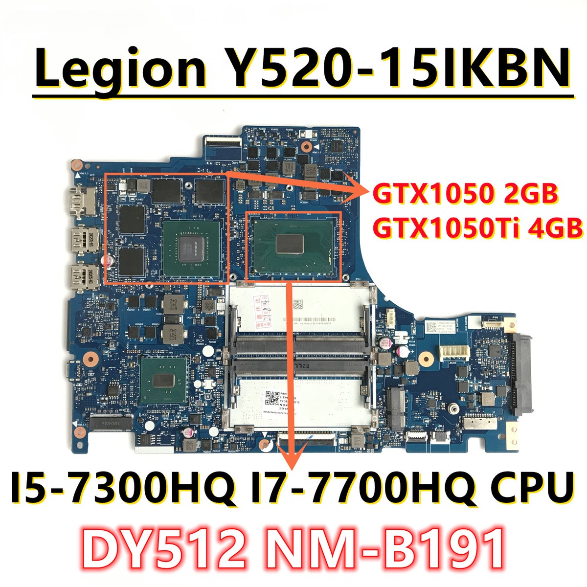 Nm B191 Lenovo Y520 Motherboard Replacement Lenovo Y520 Ram Type