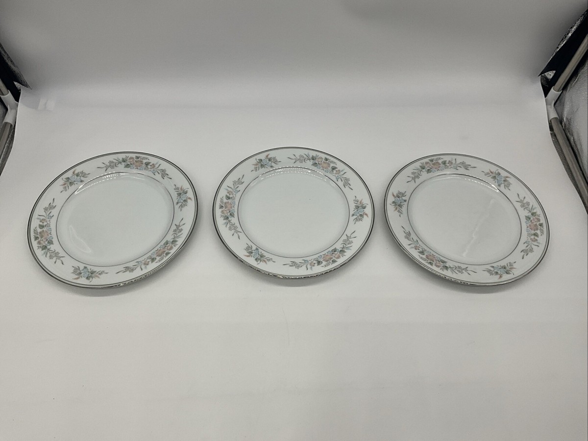 3 Vtg Noritake Japan Romance 6022 Salad Plates | eBay