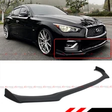 FOR 18-24 Infiniti Q50 Base Luxe Winglet Style Front Bumper Lip Spoiler Splitter