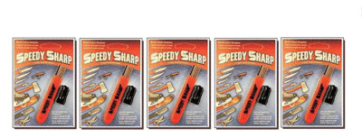 ''The Original'' Speedy Sharp Carbide Sharpener, Knife Sharpener,  Orange (5 pack)