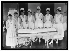 8" x 10" Photo 1916 Nurses with Babies