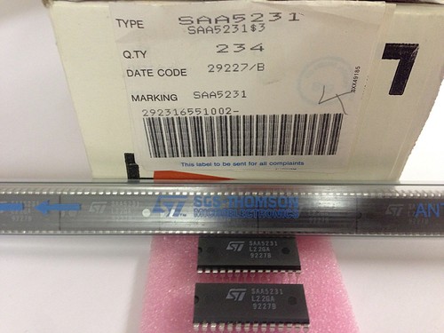 3 pieces SAA5231 DATA SLICER FOR TELETEXT PROCESSOR DIP28 STM NEW ~ - Picture 3 of 7