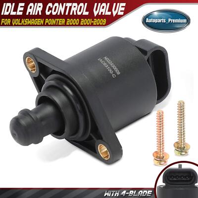 Idle Air Control Valve for Volkswagen Pointer 2000 2001-2009 1.8L 2.0L 4-Blade
