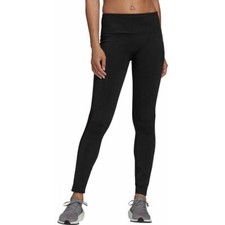 adidas AeroKnit Womens Running Tights Black 7/8 Cropped Training Run Seamless