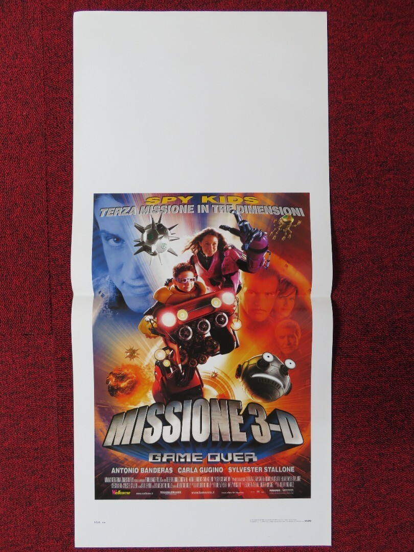 Locandina originale film Missione 3D - Game Over (2004) - Regia di Robert Rodríguez