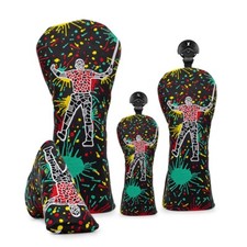 Super Cool Golfer Design Golf Headcover for Driver/Fairway Wood/Hybrid/Putter