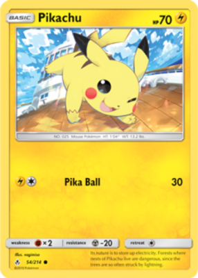 pikachu ピカチュウ pokemon trading card game 4x Pikachu 54/214 Unbroken Bonds Pokemon TCG Card NM | eBay