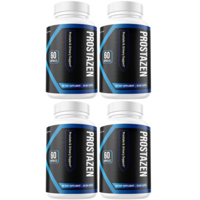 Prostazen Pills Support Healthy Prostate Functions and Wellbeing - 4 Bottles