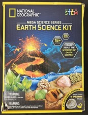 National Geographic Stem Mega Science Series Earth Science Kit 15 Activities