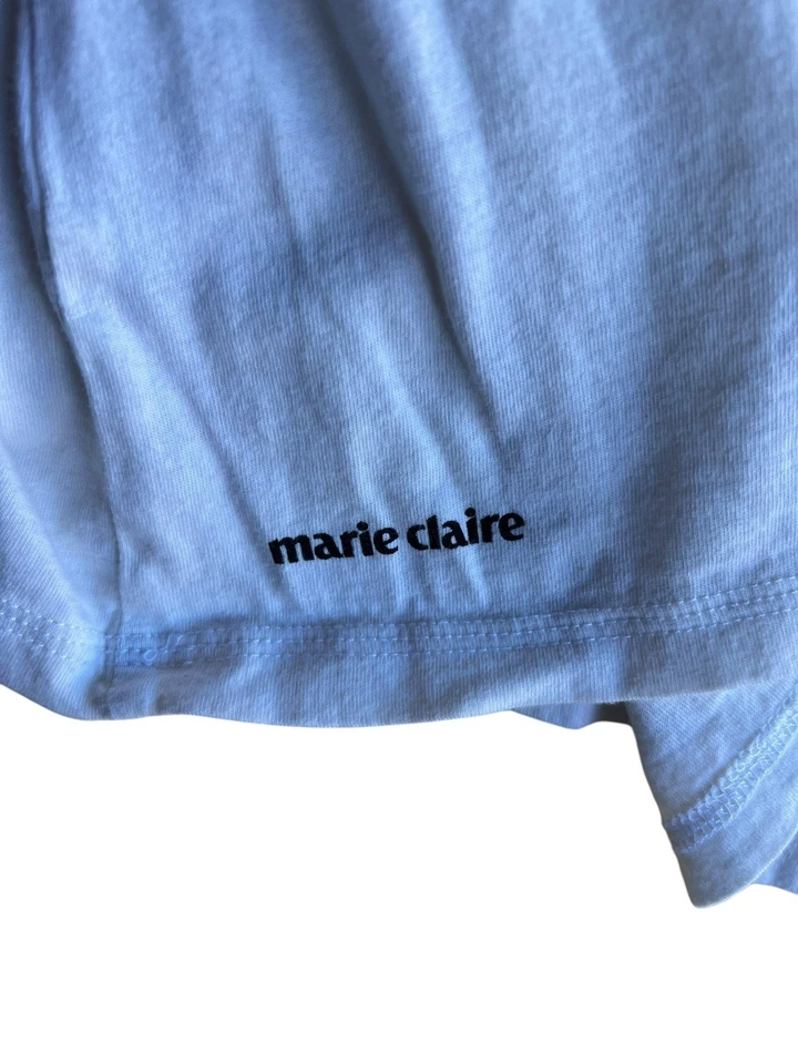 洛杉矶 Gwen Stefani 爱是什么颜色的? Marie Claire 白色衬衫 FALL 05 大号 — 第 3/4 张图片