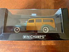 1940 Ford De Luxe Woody Paul's Model Art Minichamps Diecast 1:43