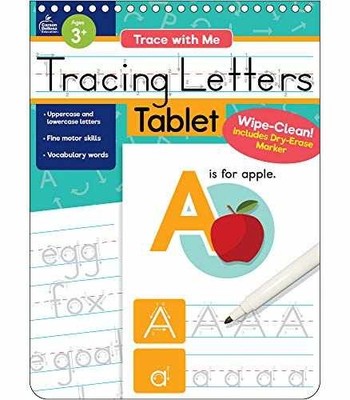 Carson Dellosa Trace With Me Letter Tracing Books for - Spiral-bound - Very Good