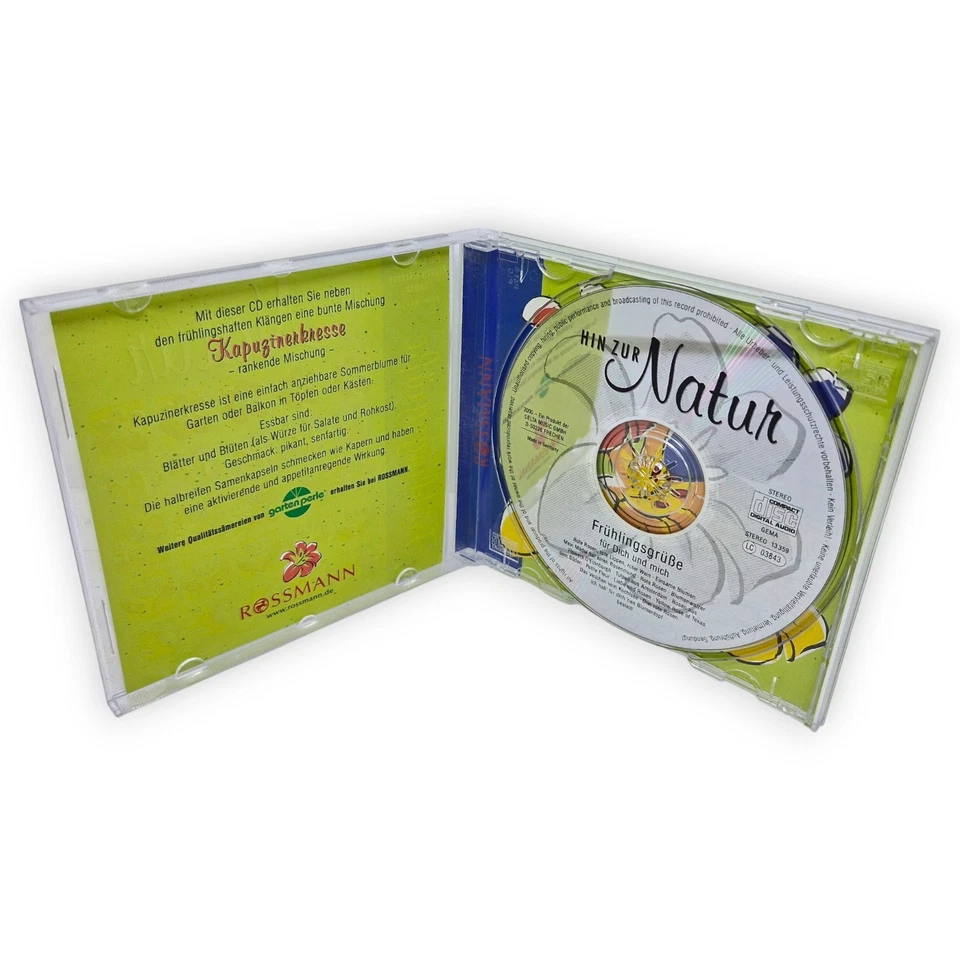 Hin Zur Natur Musikalische Frühlingsgrüße CD Audio Rossmann 2000 Blumen Tulpen - Bild 3 von 4