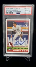 2025 Topps Heritage Real One Autographs Brooks Baldwin RC #ROA-BBA PSA 10 GEM MT