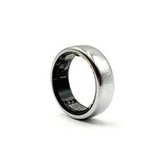 Oura Ring Gen 3 Horizon - Titanium - Size 11 - Silver - HEAVILY SCRATCHED