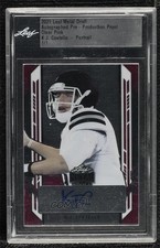 2021 Leaf Metal Draft Pre-Production Proof Pink Clear 1/1 KJ Costello Auto 12hh