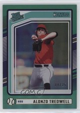 2024 Panini Donruss Rated Prospects Teal 4/25 Alonzo Tredwell #157 3a1