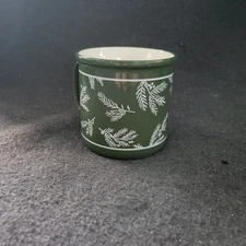 Hallmark Large Green Coffee Mug W/sprigs Of Pine & Berries VIP Gift 2022 New