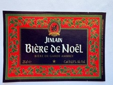 France étiquette bière de Noel