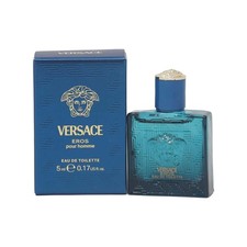 Versace Eros Men Eau de Toilette Miniature Splash Bottle for Men 5ml, Brand New!
