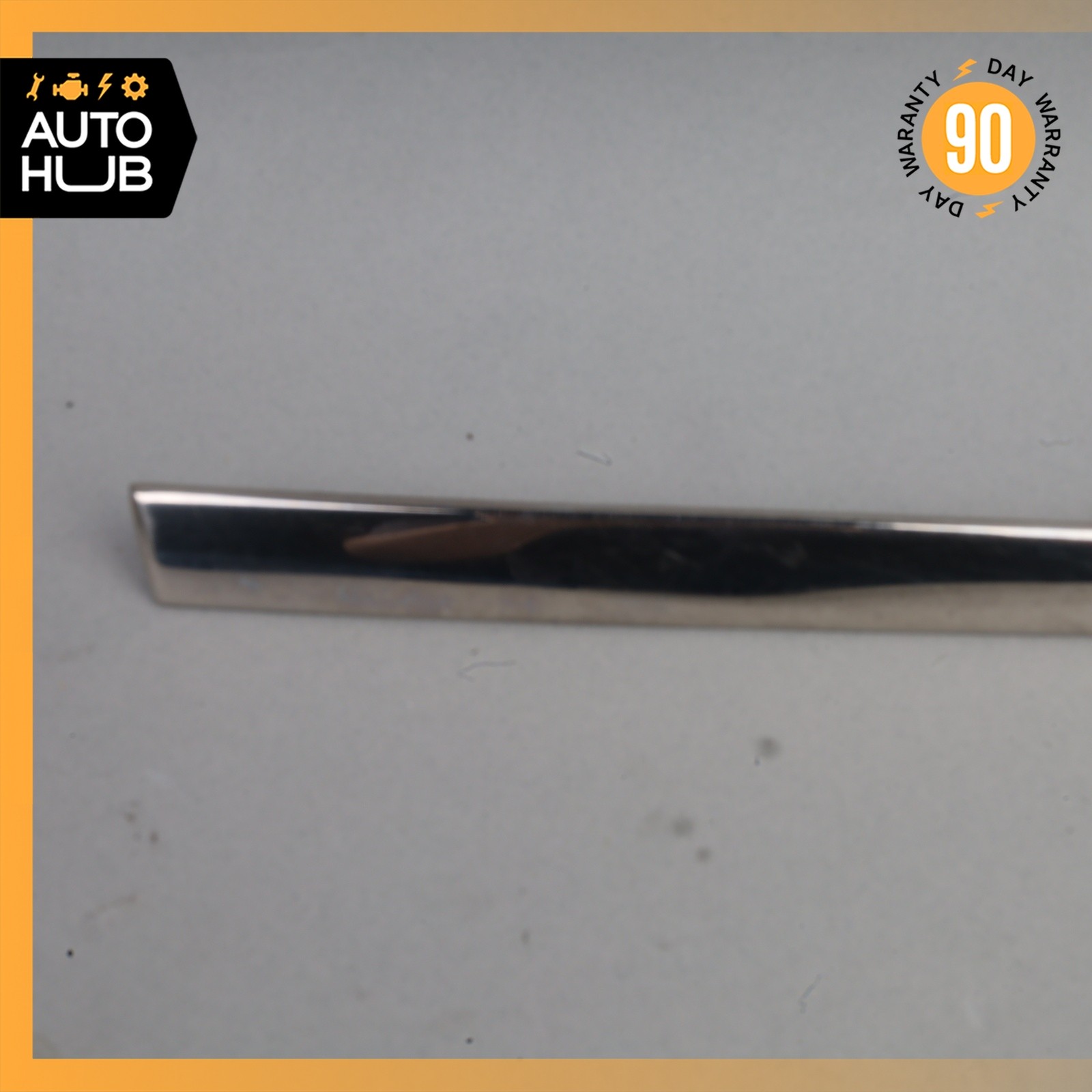 03-10 Bentley Continental GT GTC Rear Left Side Bumper Molding Trim Chrome OEM