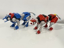 2017 Playmates VOLTRON Legendary Defender Blue And Ref LION Figures USED