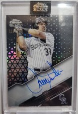 2020 Topps Chrome Black LARRY WALKER #cba-lw SP AUTOGRAPH Card #D /150