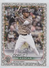 2022 Topps Holiday Mega Box Metallic Jose Azocar #HW62 3t1
