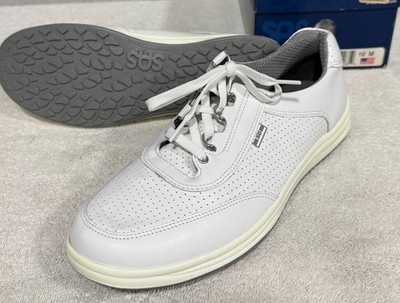 SAS Sporty Lux White Perf 10 Medium Women's Shoes New In Box Save Big