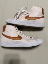 Nike Blazer Mid '77 Vintage Metallic Copper Pink Leather High Top Sneakers Sz 9