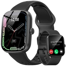 Smart Watch (Answer/Make ), 1.96" SmartWatches for Men Women with Heart Rate/...
