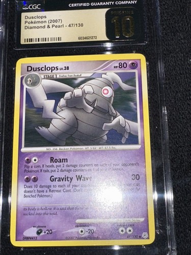 Dusclops graded CGC 10 for sale on eBay