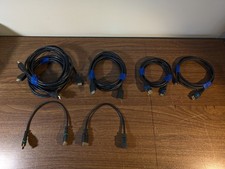 Lot of 7 Misc HDMI cables various brands 10', 6', and 1'