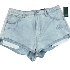 Wild Fable Women's Light Wash Super-High Rise Cheeky Jean Shorts - Size 2 - NWT