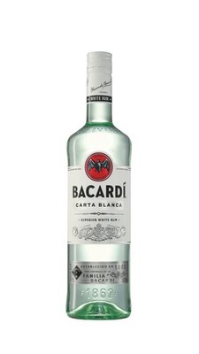 Bacardi Carta Blanca 37.5% 1 Liter