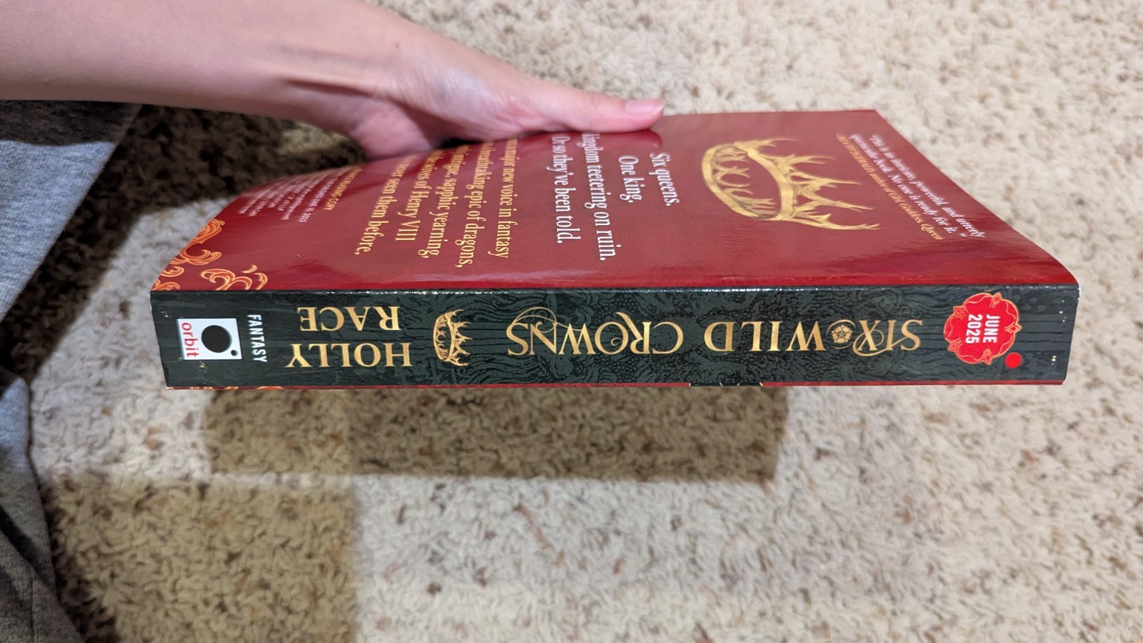 Six Wild Crowns by Holly Race ARC Advance Readers' Edition 