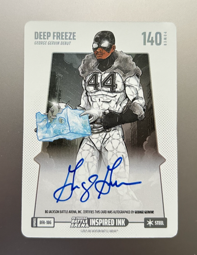 Bo Jackson Battle Arena Update Inspired Ink Deep Freeze George Gervin BFA-186