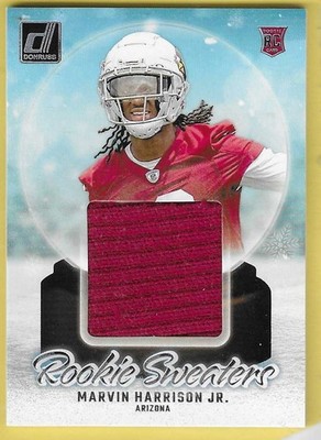 2024 Donruss Rookie Sweaters Marvin Harrison Jr. Cardinals Patch (#2)