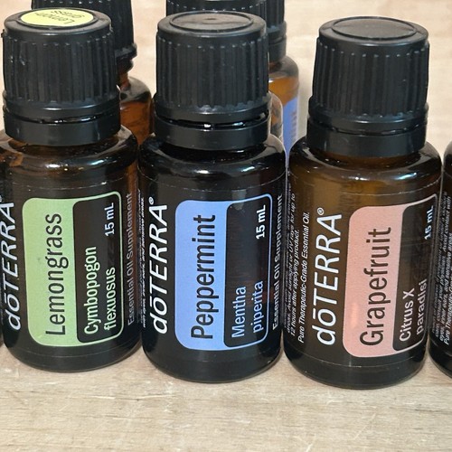 Large Lot Of 13 Bottles Of Doterra Essential Oils All Full - Picture 8 of 11