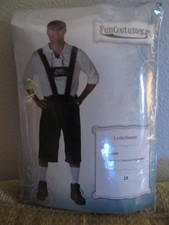 Fun Costumes Lederhosen Men's Halloween Adult Costume One Size Fits Most 2X