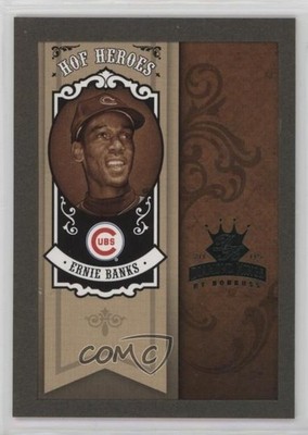 2005 Donruss Diamond Kings HOF Heroes Green Framed 3/50 Ernie Banks #HH-81 0m0