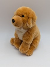 Living Nature Golden Retriever Dog Plush 10 Inch Keycraft Stuffed Animal Toy