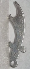 Vintage "John Graff Co-Jamaica Pale Dry Ginger Ale" Sword Shaped Bottle Opener