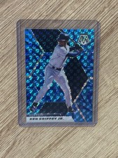 2021 Panini Mosaic Ken Griffey Jr Reactive Blue Mosaic #162 Seattle Mariners