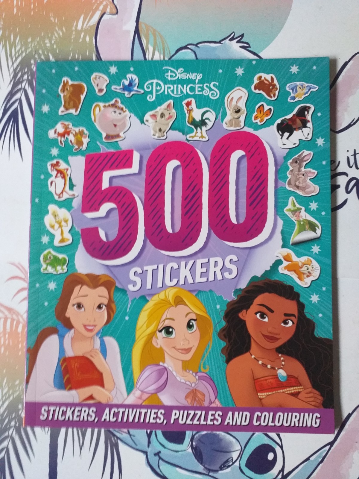 DISNEY PRINCESS 500 STICKERS BOOK