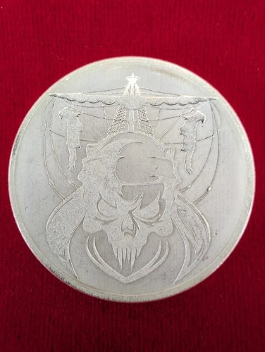 MK Barz Dead Men Tell No Tales 1 Ozt .999 Fine Silver Round