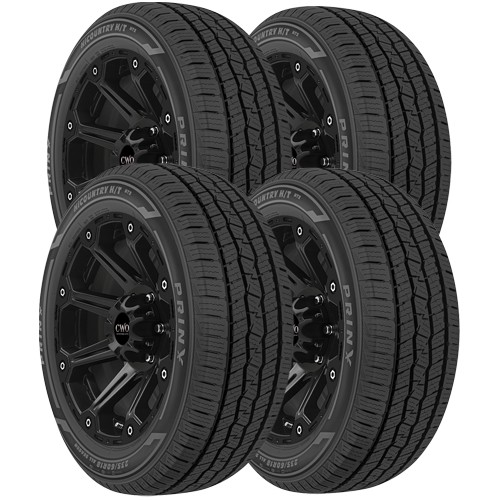 (QTY 4) P225/75R15 Prinx HiCountry HT2 102T SL Black Wall Tires | eBay